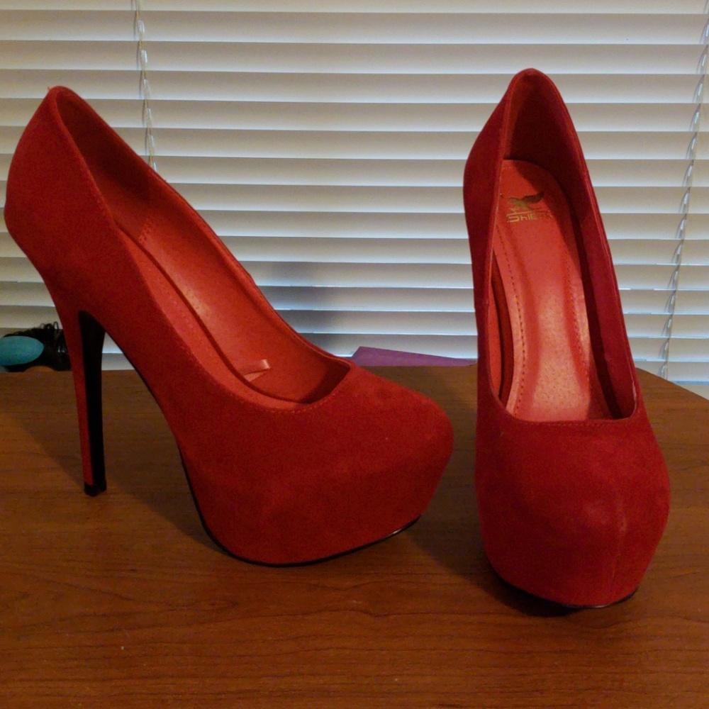 Red high heels